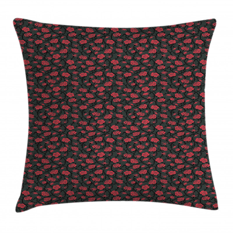 Romantic Vintage Rose Pillow Cover