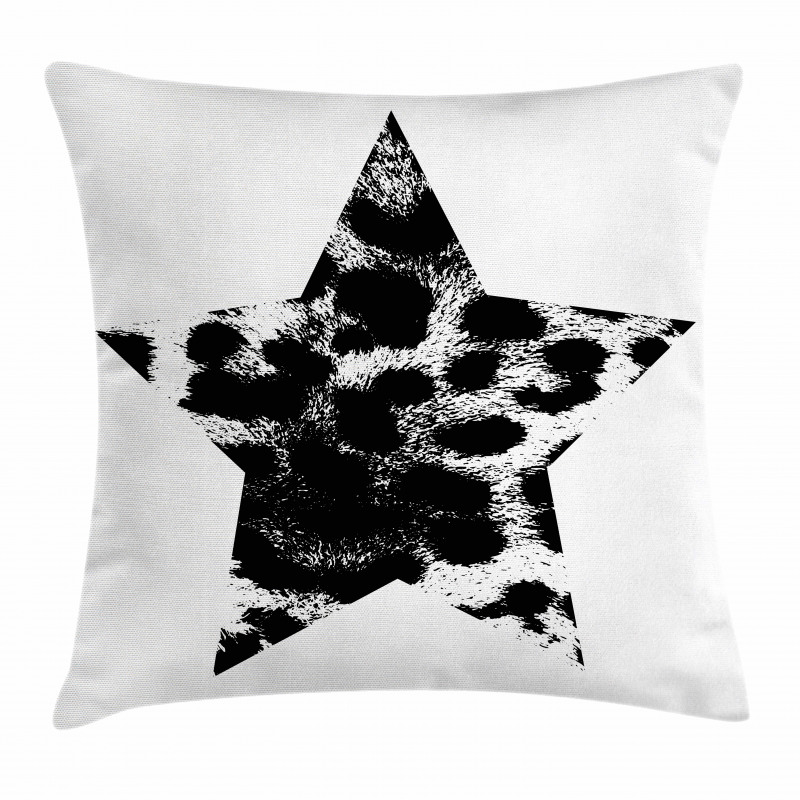 Star Shape Grunge Pillow Cover