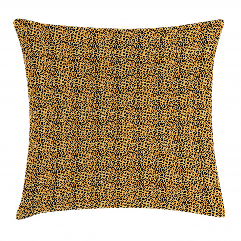 Wild Feline Tile Pillow Cover