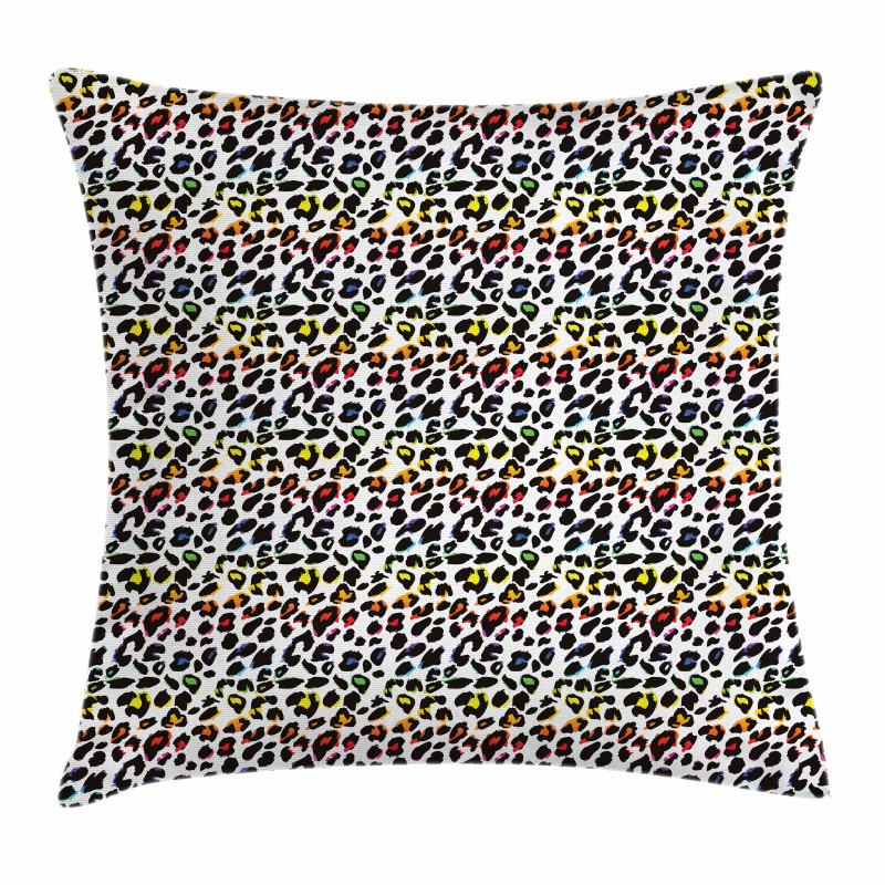 Colorful Mammal Pillow Cover