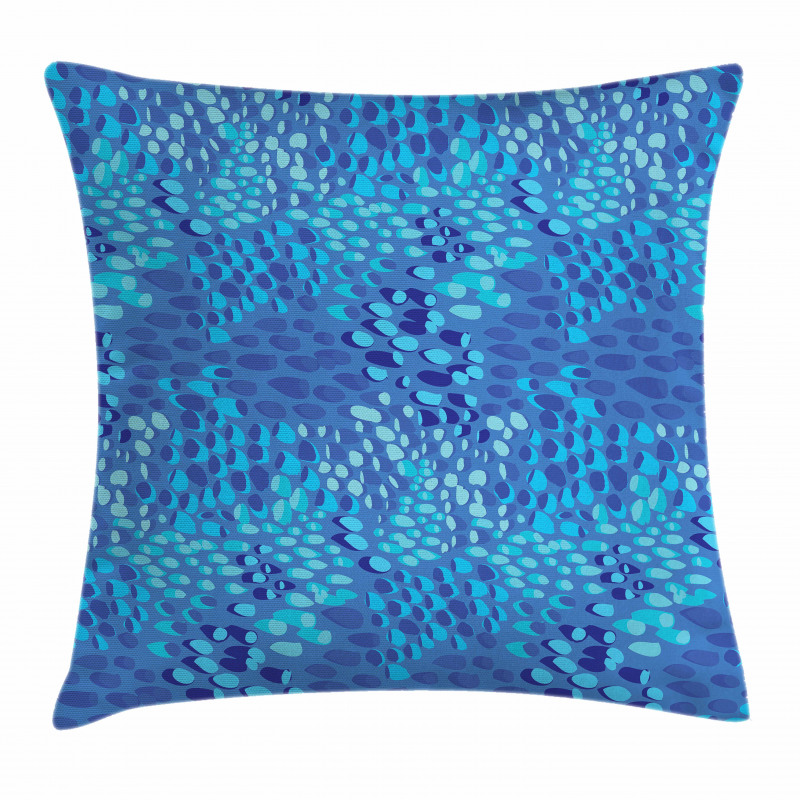 Abstract Fish Skin Scales Pillow Cover