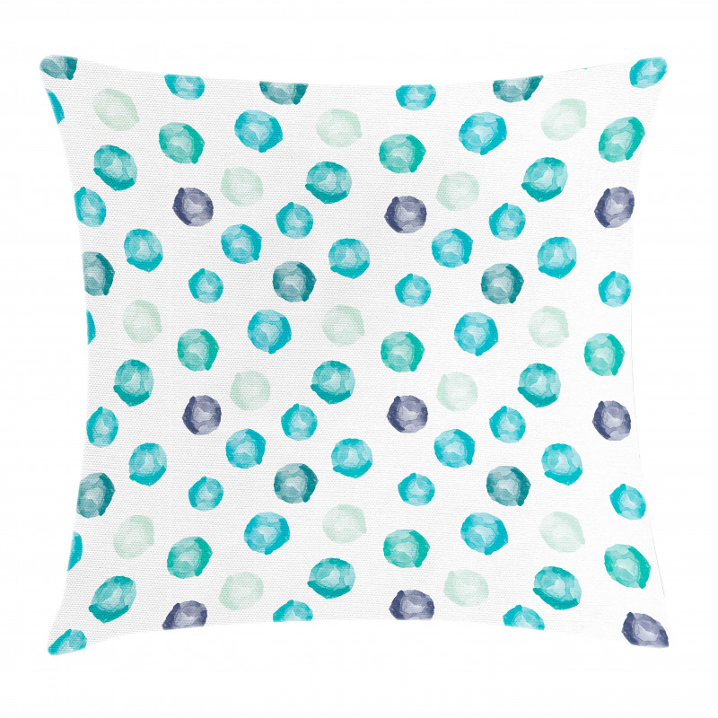 Round Shapes Pastel Colors Pillow Cover