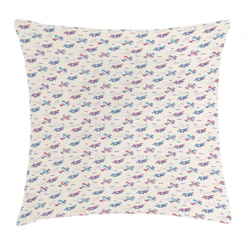 Retro Doodles Pillow Cover