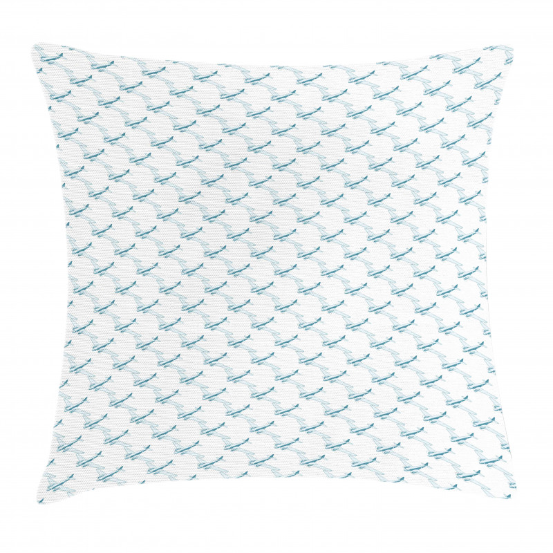 Travel Pattern Pillow Cover