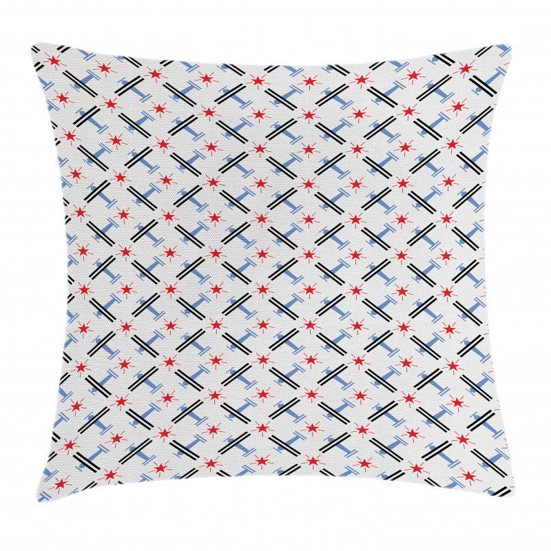 Retro Craft Pillow Cover