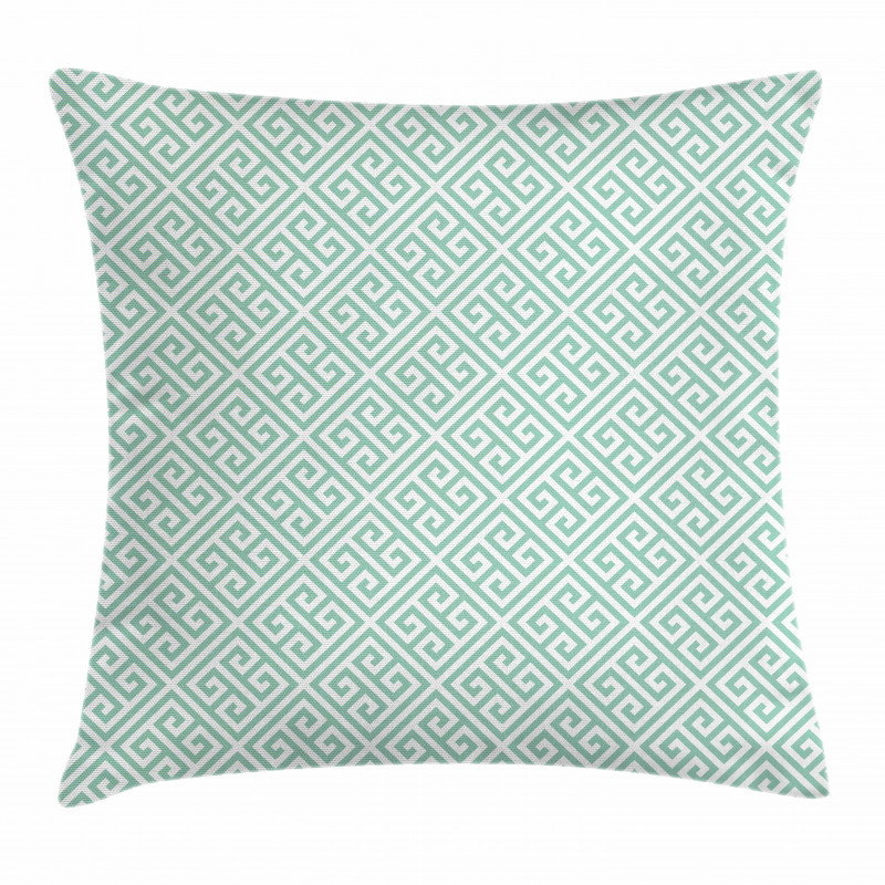 Labyrinth Checkered Pillow Cover