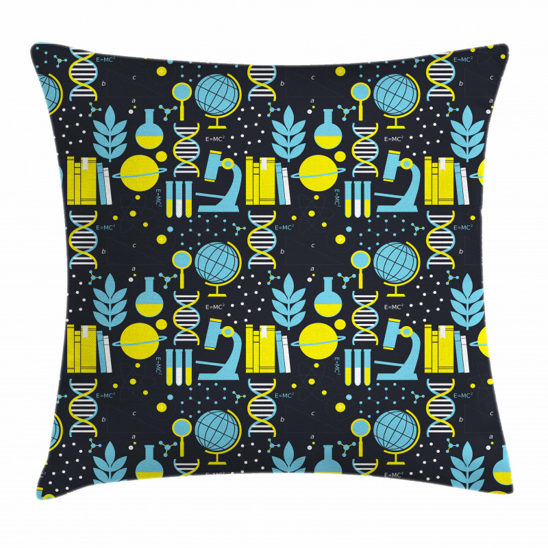 Science Class Pattern Pillow Cover