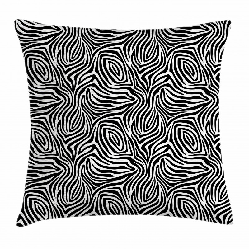 Zebra Skin Pattern Pillow Cover