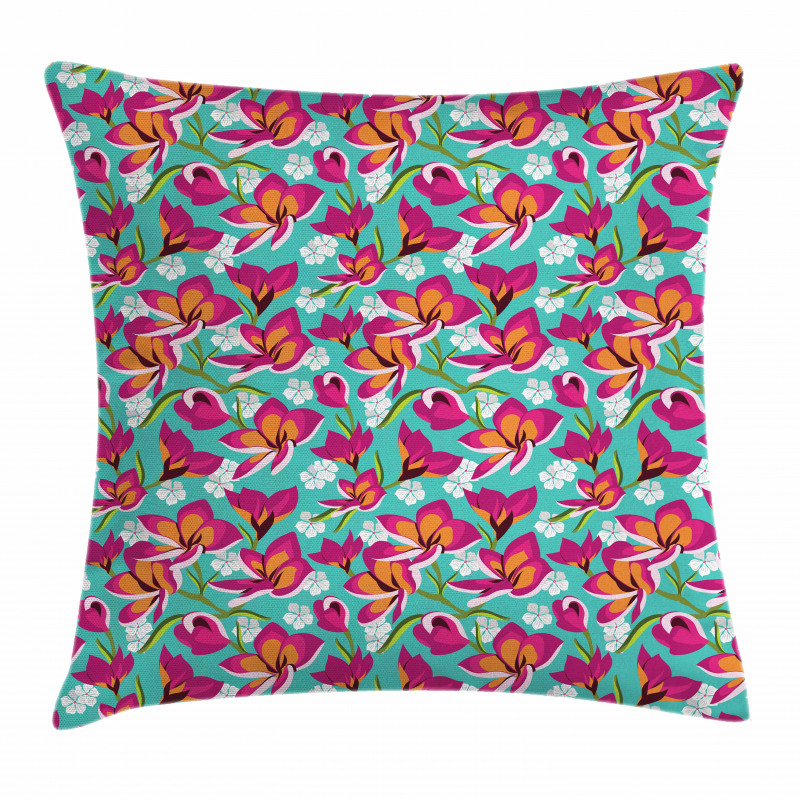 Botanic Spring Pattern Pillow Cover