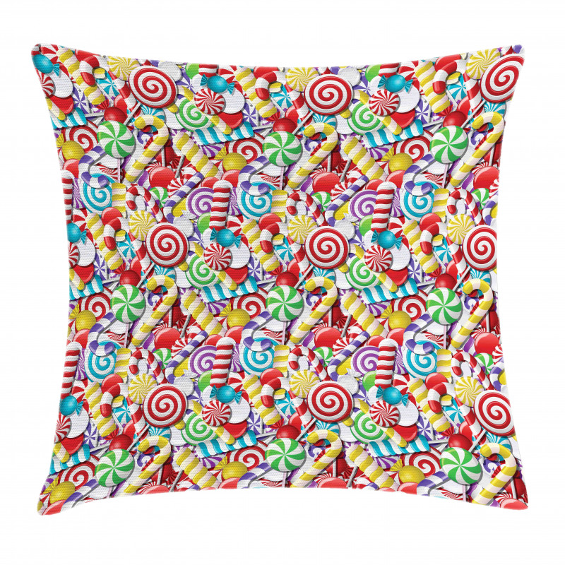 Bonbons Lollipops Pillow Cover