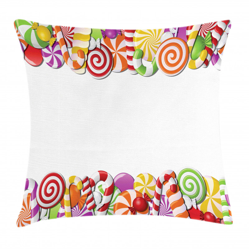Holiday Snacks Frame Pillow Cover