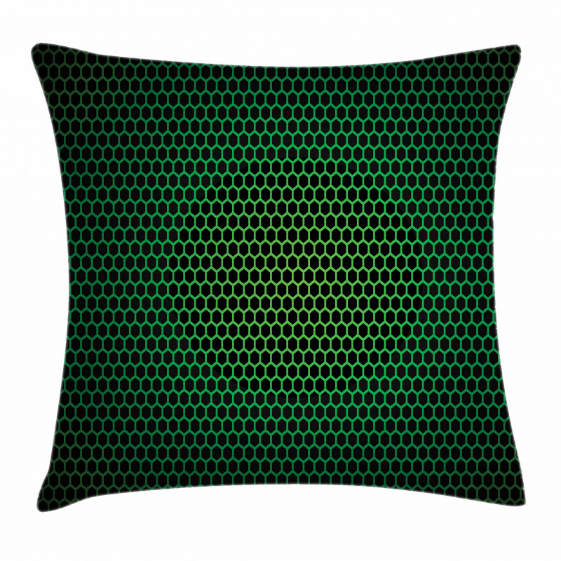 Grid Tile Polygons Pillow Cover