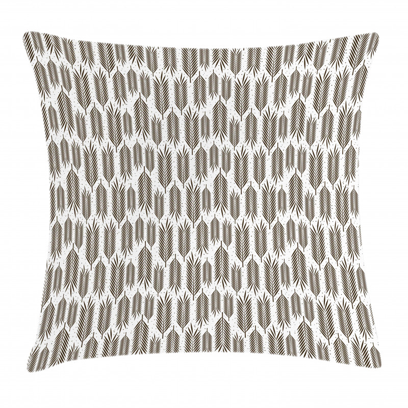 Palm Tree Leaves Pillow Cover