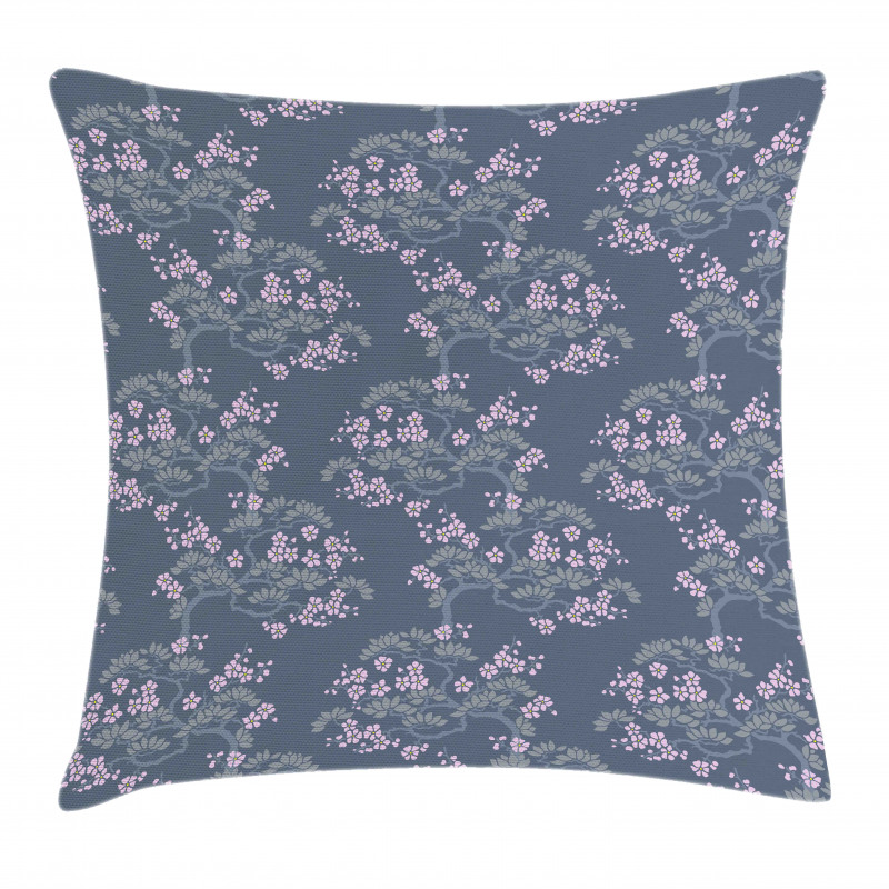 Japanese Plum Blossoms Pillow Cover