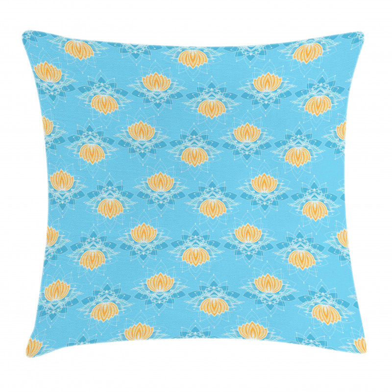 Japanese Themed Flora Pillow Cover