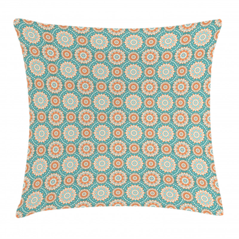 Oriental Mandala Pattern Pillow Cover