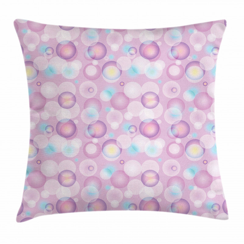 Vibrant Color Bubbles Pillow Cover