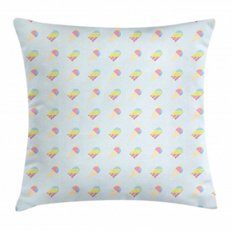 Pastel Hipster Summer Pillow Cover