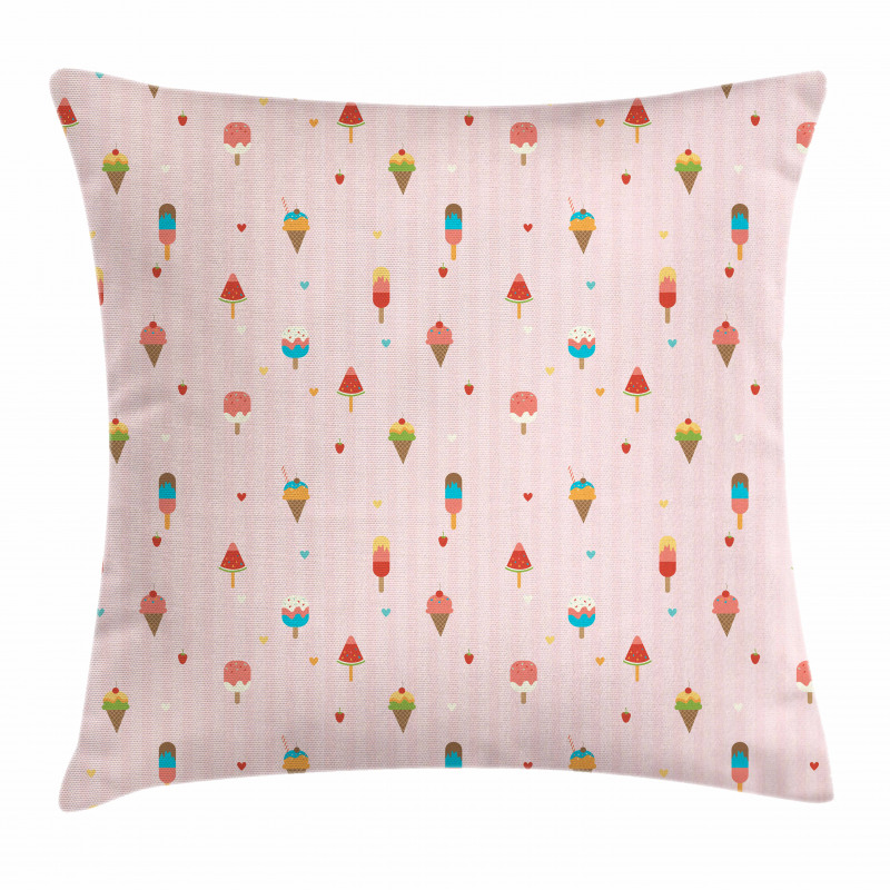 Pastel Pattern Pillow Cover