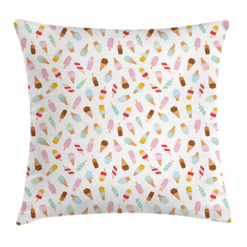 Doodle Diary Desserts Pillow Cover