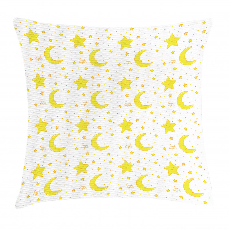 Sleeping Moon Pillow Cover