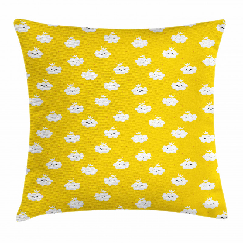 Cloud Motif Pillow Cover