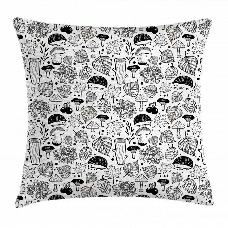 Ecological Woodland Pillow Cover