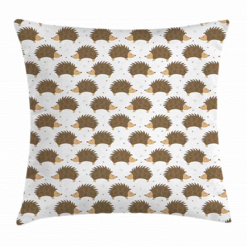 Cartoon Porcupines Pillow Cover