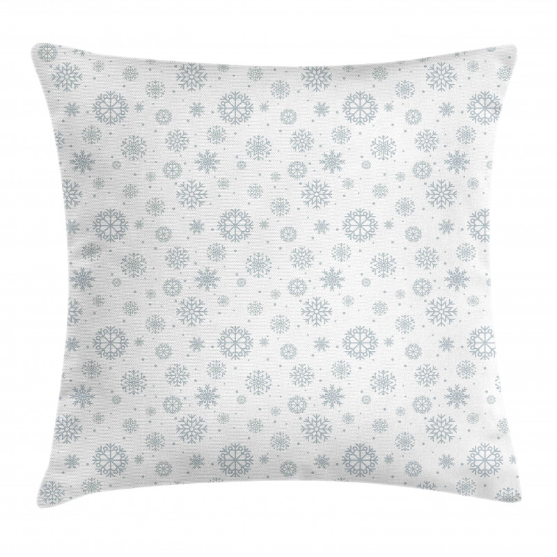 Winter Motif Doodle Pillow Cover