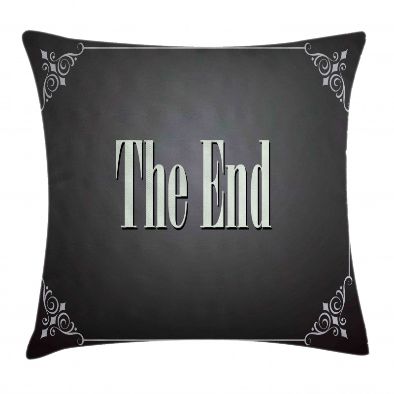 End Words Pillow Cover