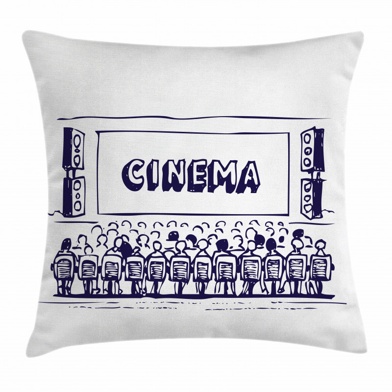 Audience Cinema Pillow Cover