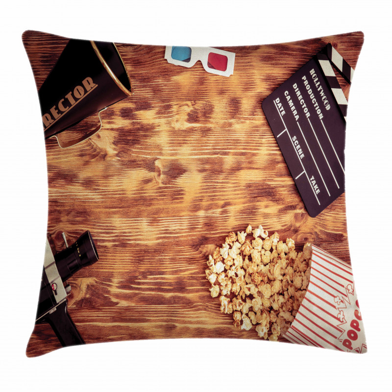 Retro Objects Pillow Cover