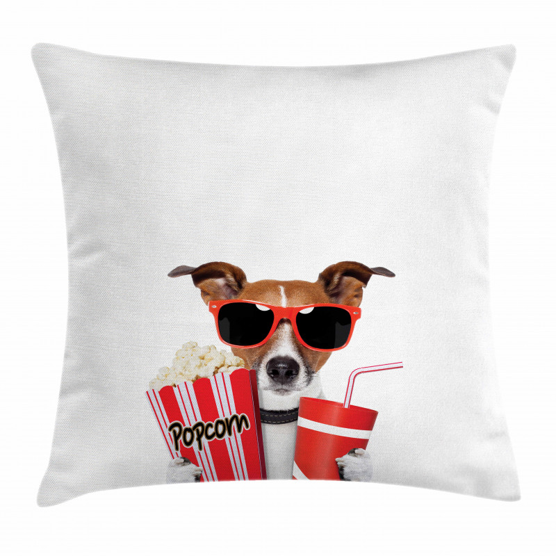 Funny Dog Snacks Pillow Cover