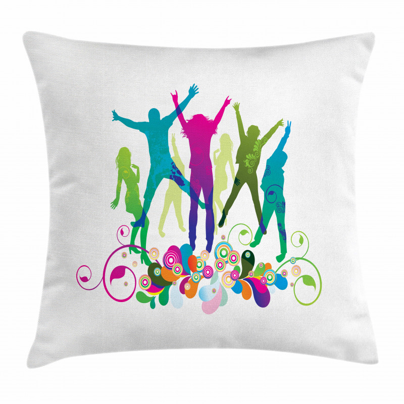 Teen Dance Floral Vivid Pillow Cover