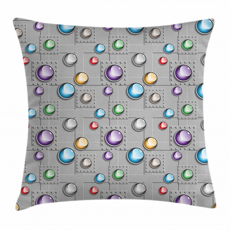 Industrial Vivid Spots Pillow Cover