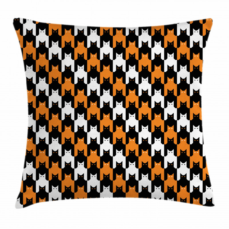 Catstooth Pattern Pillow Cover