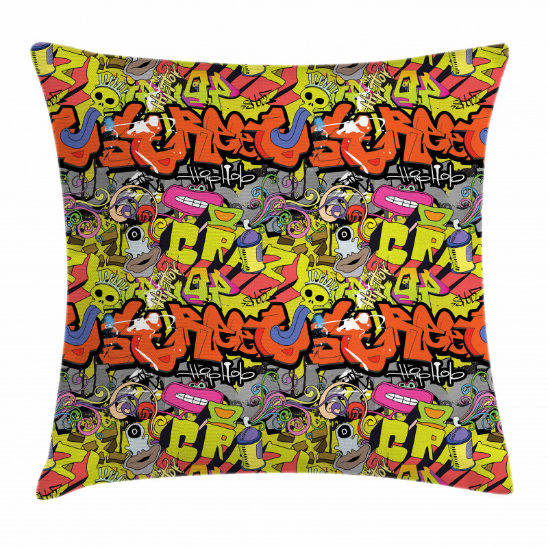 Hip Hop Culture Design Pillow Cover
