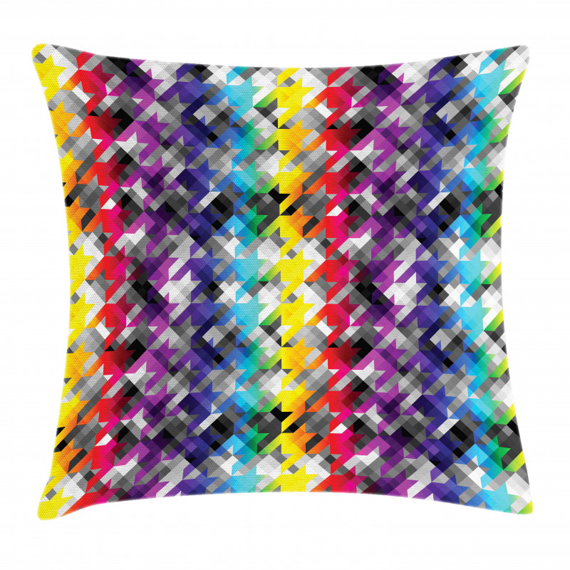 Diagonal Houndstooth Pillow Cover
