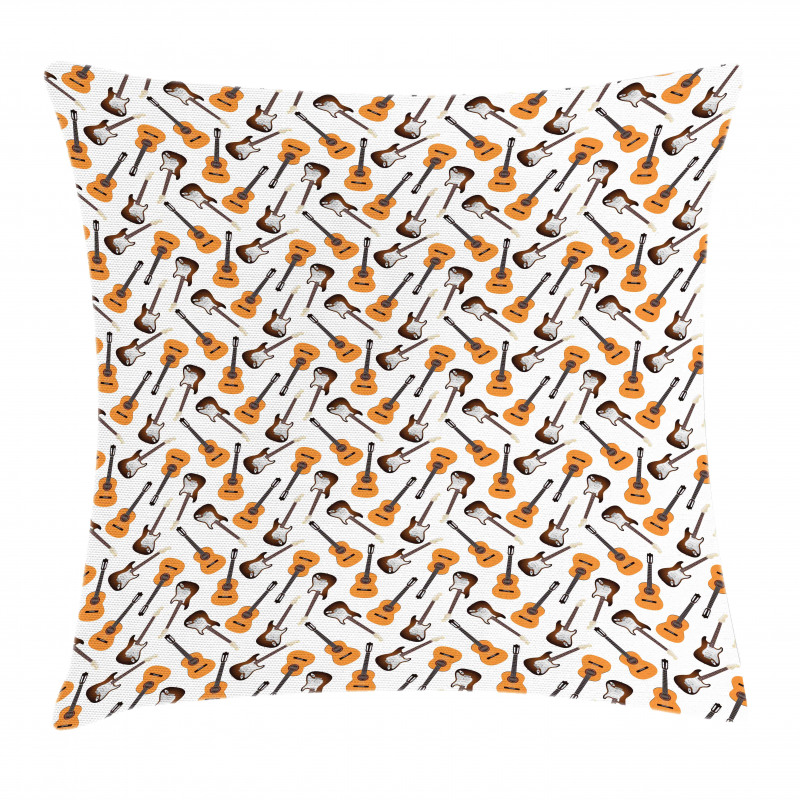 Realistic Instruments Pillow Cover