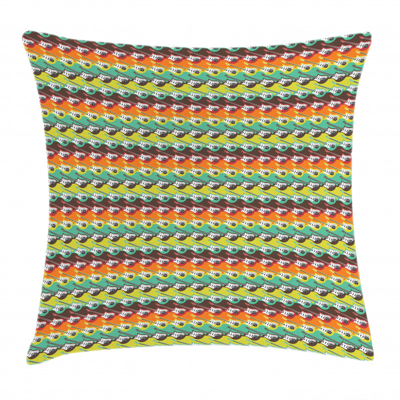 Abstract Colors Modern Pillow Cover