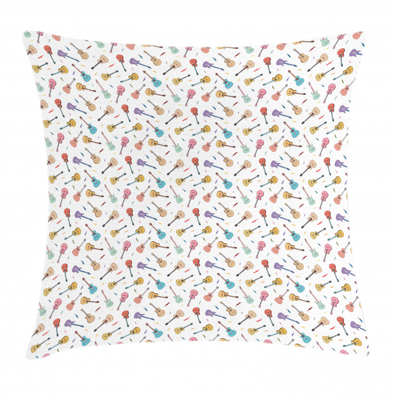 Colorful Acoustic Music Pillow Cover