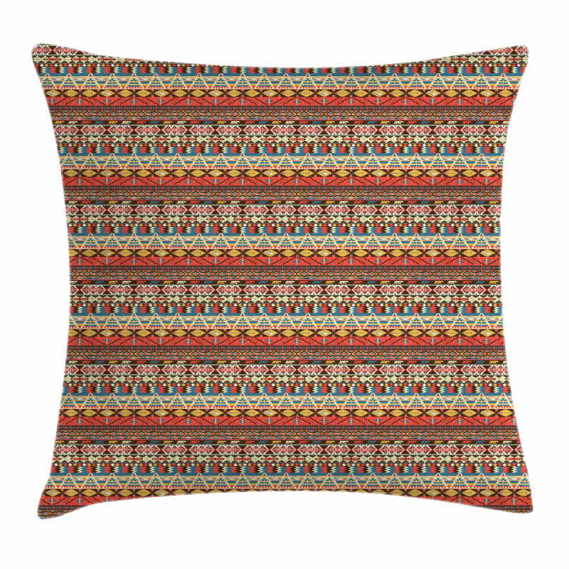 Aztec Birds Arrows Pillow Cover