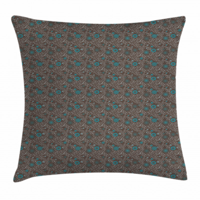 Eastern Lines Swirls Pillow Cover