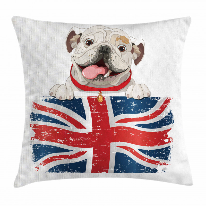 British Dog Pillow Cover