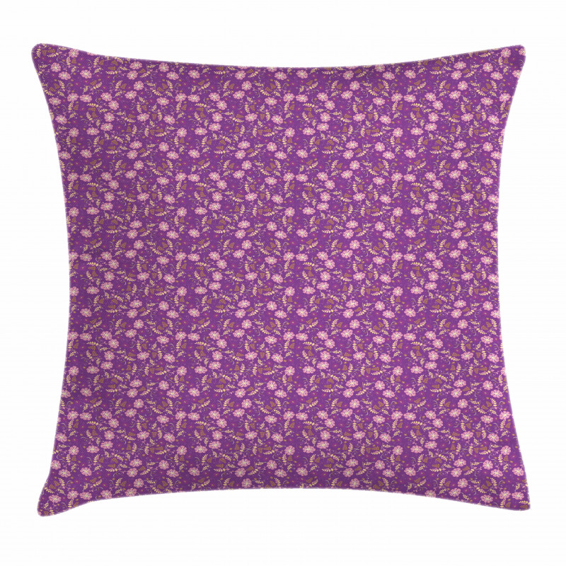 Romantic Nature Pattern Pillow Cover