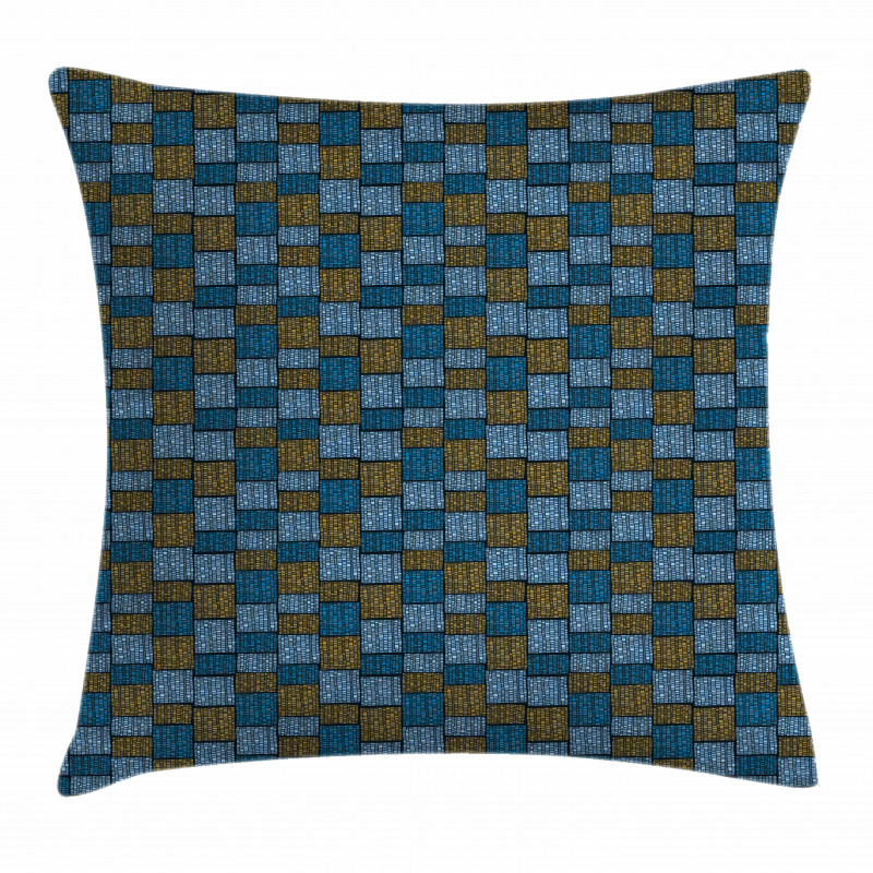Abstract Oriental Motif Pillow Cover