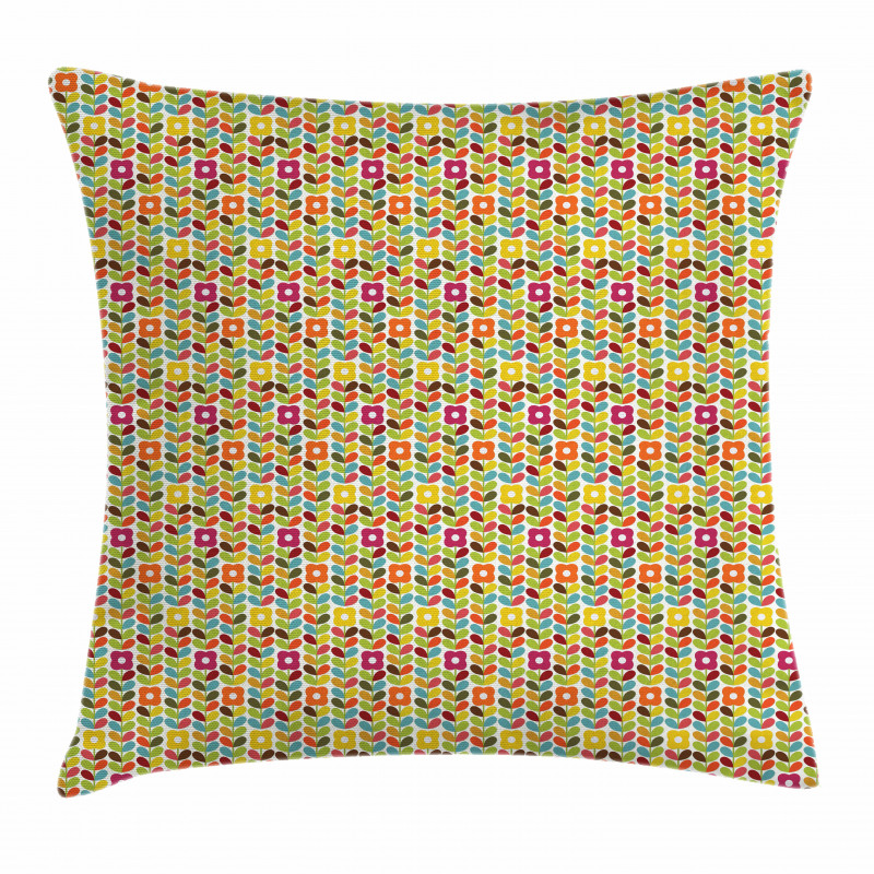 Scandinavian Leaves Pillow Cover