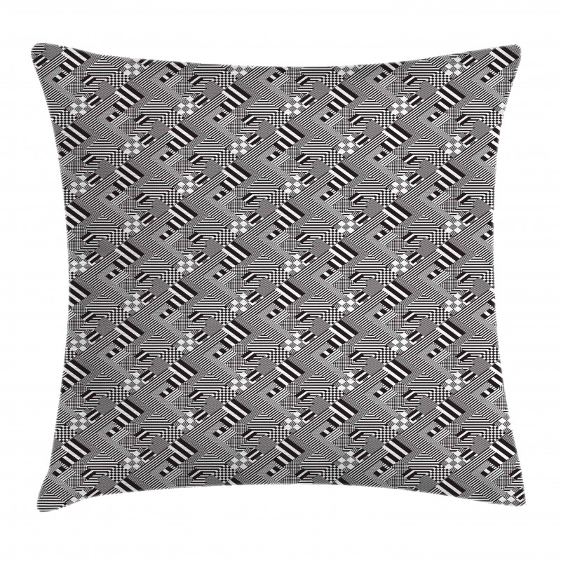 Stripes Sqaures Pillow Cover