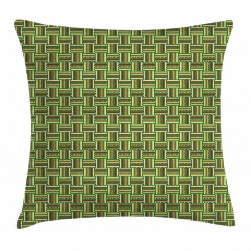 Stripe Motifs Pillow Cover