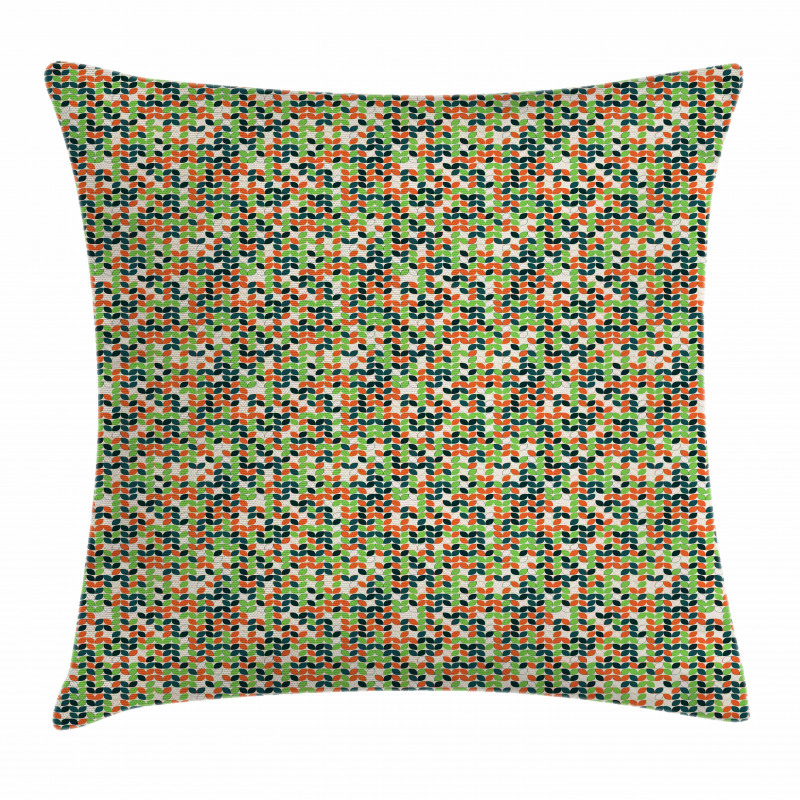 Silhouette Motif Abstract Pillow Cover